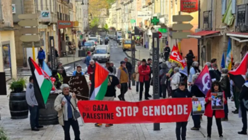 Bédarieux : mobilisation pour Gaza avec l'association France Palestine Solidarité