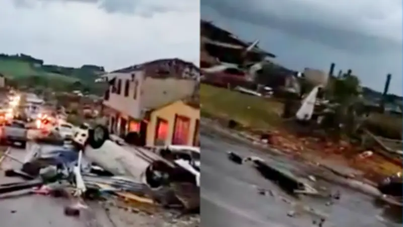 Brésil : une tornade fait 5 morts et 130 blessés, l'État en alerte