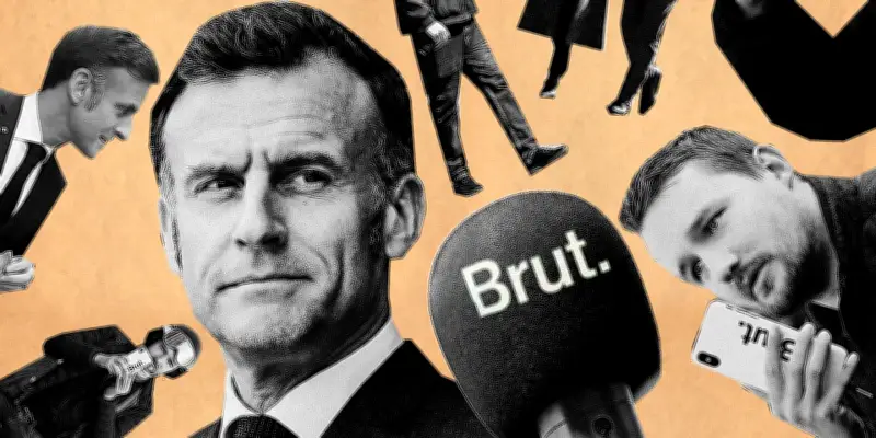 Brut, média en ligne, devient l'interlocuteur préféré de l'Élysée