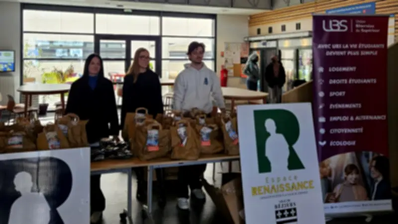 Béziers : l'Espace Renaissance et les étudiants solidaires distribuent des kits d'hygiène à l'IUT