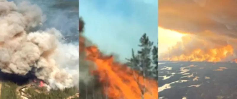 Canada : 17 000 évacuations, flammes de 30 m, état d'urgence au Manitoba
