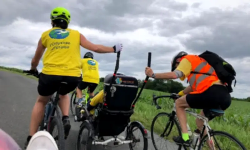 Caravane cycliste contre la sclérose en plaques en Périgord