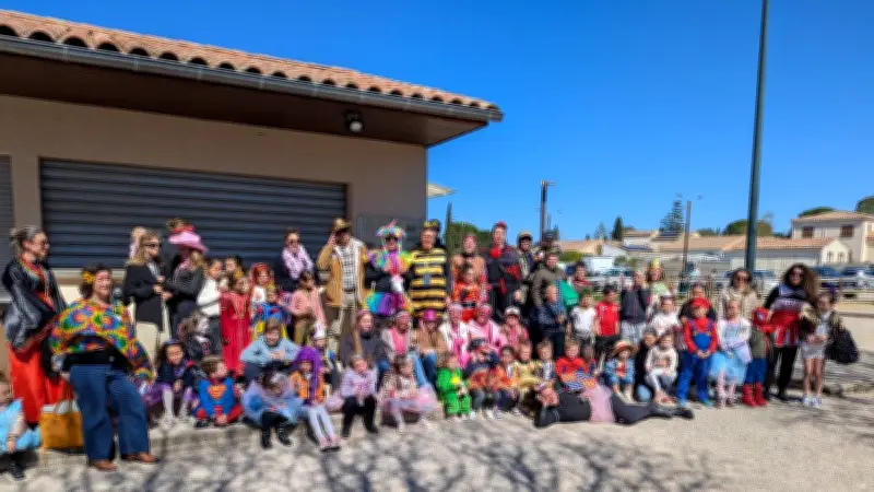 Carnaval des écoliers à Saint-Bauzille-de-la-Sylve : une parade haute en couleurs