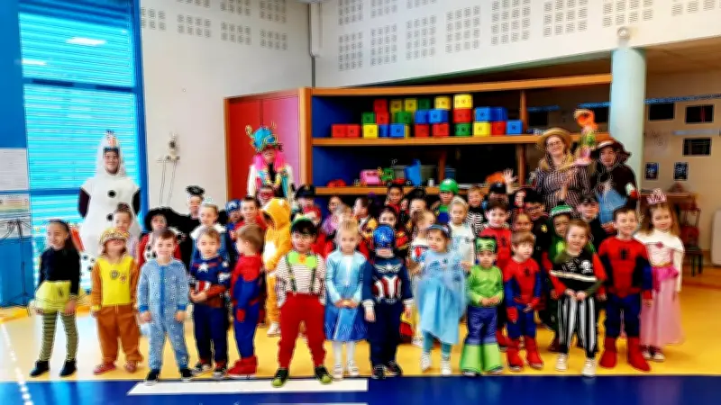 Carnaval à l'école maternelle Henri-Matisse : fête et numérique en Hérault