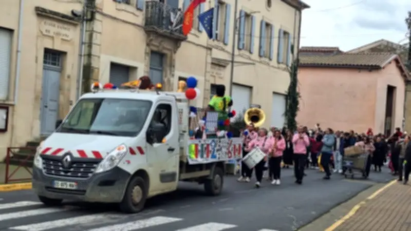 Carnaval à Saint-Geniès-de-Fontedit : une fête réussie malgré le vent glacial
