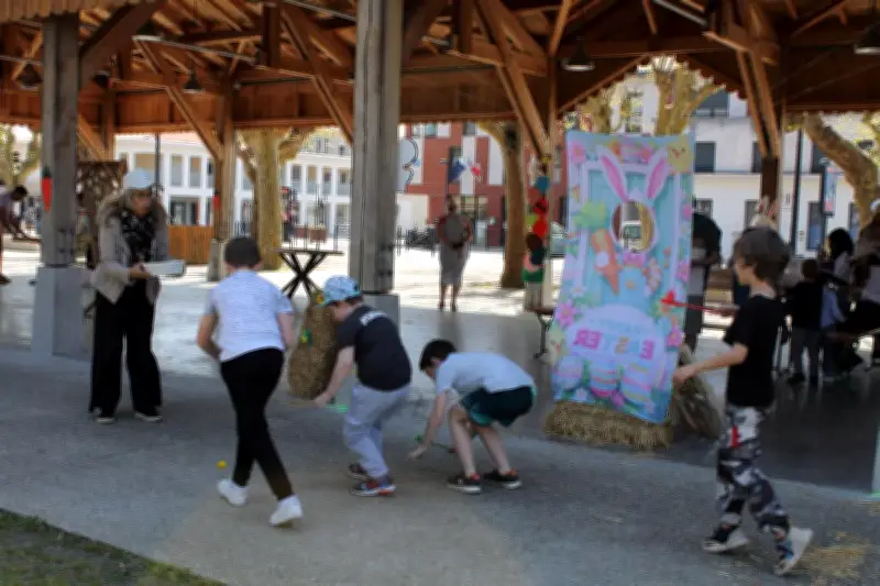 Cazaux en Fête anime le bourg avec une chasse aux œufs printanière réussie