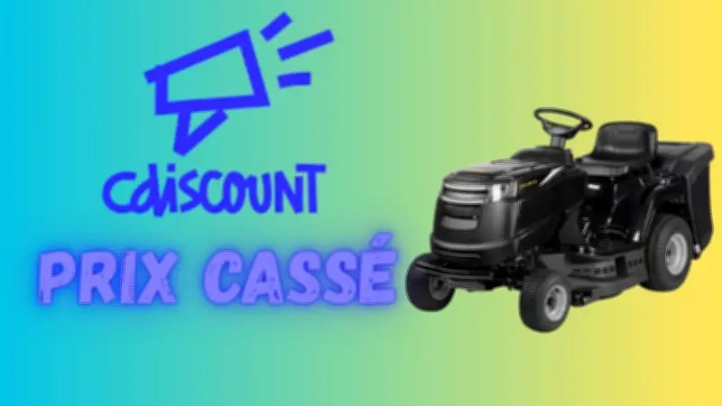 Cdiscount casse le prix de ce tracteur tondeuse Alpina à 1774,90 €