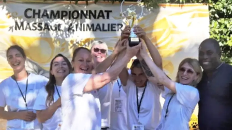 Championnat de massage animalier : Delphine Vanherrewege sacrée première championne régionale