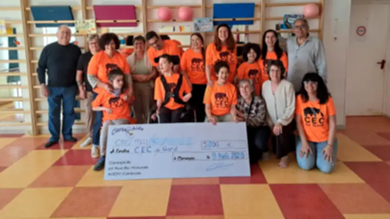 Clarensac : 5 000 € de solidarité pour le Centre d'éducation conductive