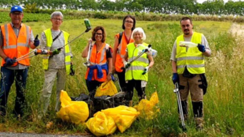Collecte citoyenne de déchets à Roujan : une mobilisation pour des routes propres