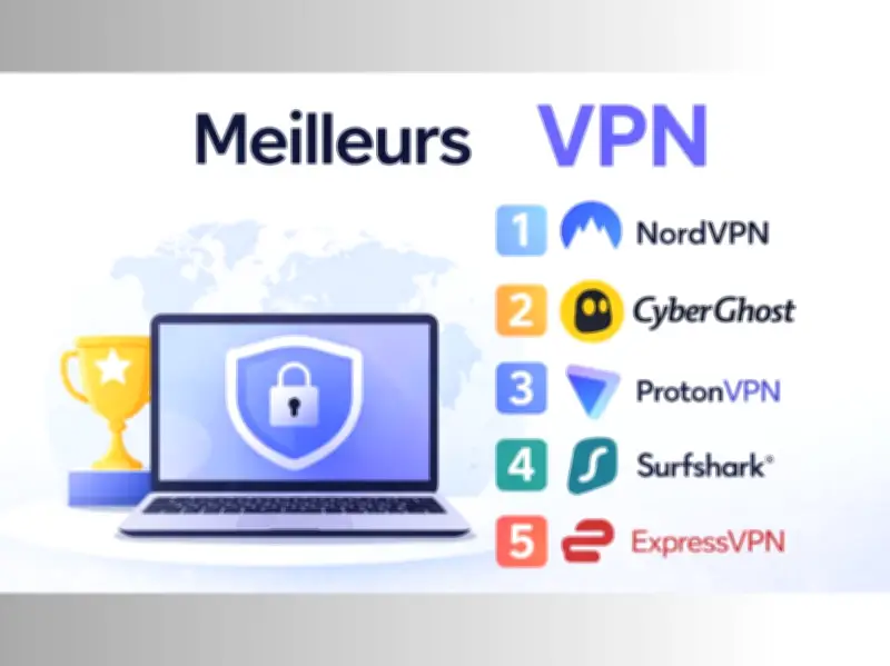 Comparatif 2026 : NordVPN, CyberGhost et les autres leaders du marché VPN