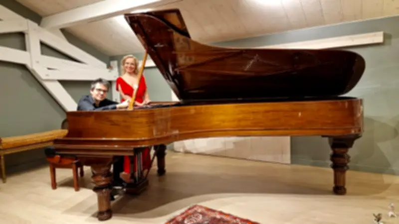 Concert exceptionnel à Belvès : un duo de pianistes célèbre Brahms, Grieg et Moussorgski
