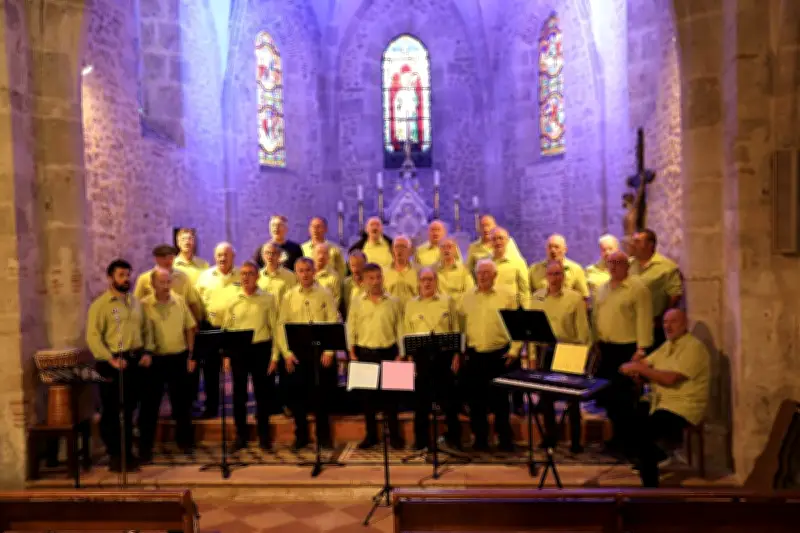 Concert solidaire du Chœur d'hommes de l'Auvignon à Moirax