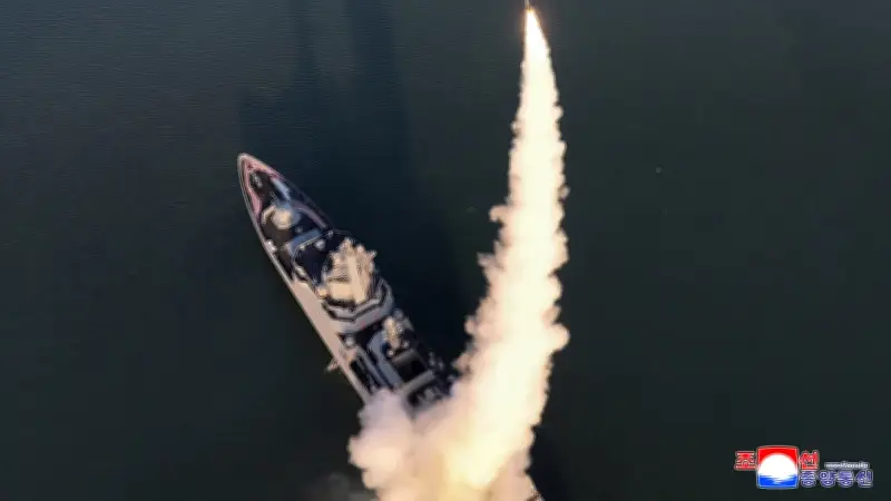 Corée du Nord : lancement raté d'un destroyer, Kim Jong Un furieux