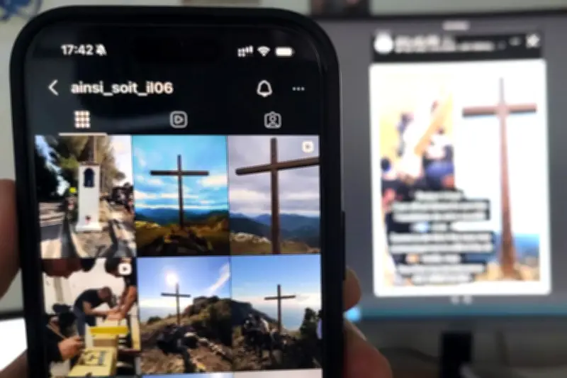 Croix géante illégale à Tourrettes-sur-Loup : le maire porte plainte