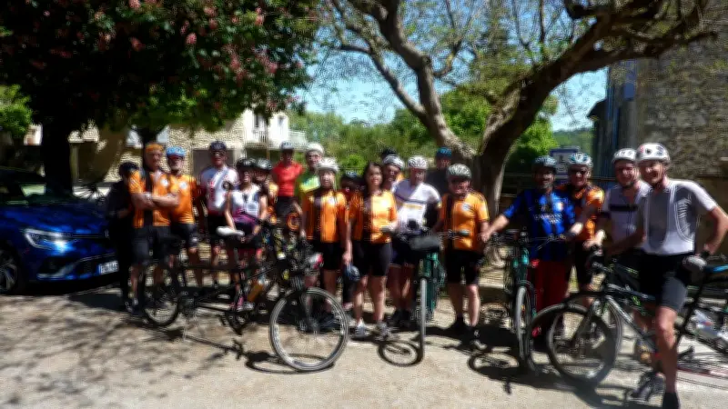 Cyclotandem : 80 km pour les déficients visuels dans le Gard