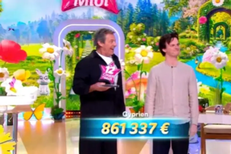 Cyprien quitte invaincu « Les 12 coups de midi » avec 861.337 euros pour la musique