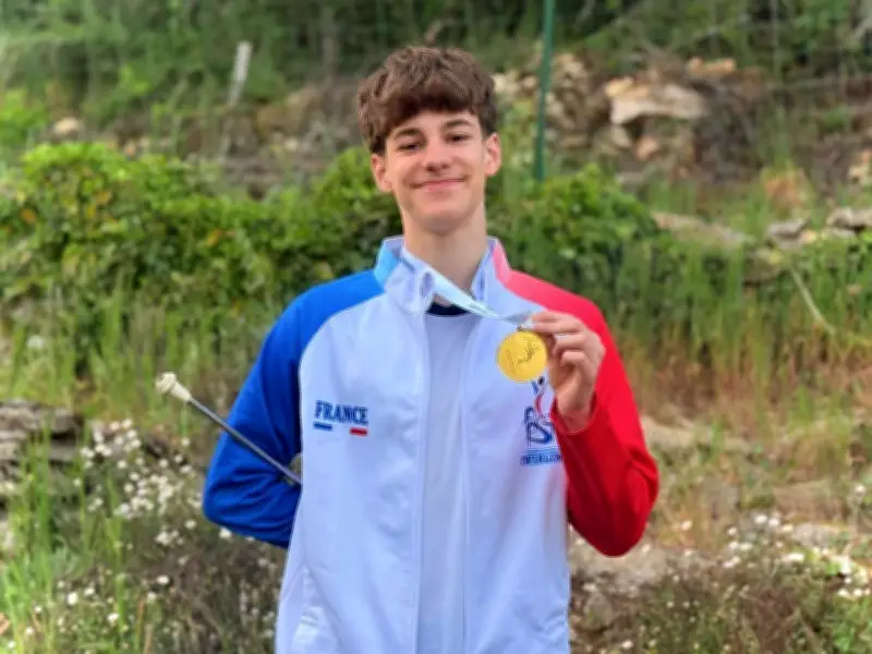 Dan Castets, 14 ans, champion d'Europe de twirling bâton aux Pays-Bas