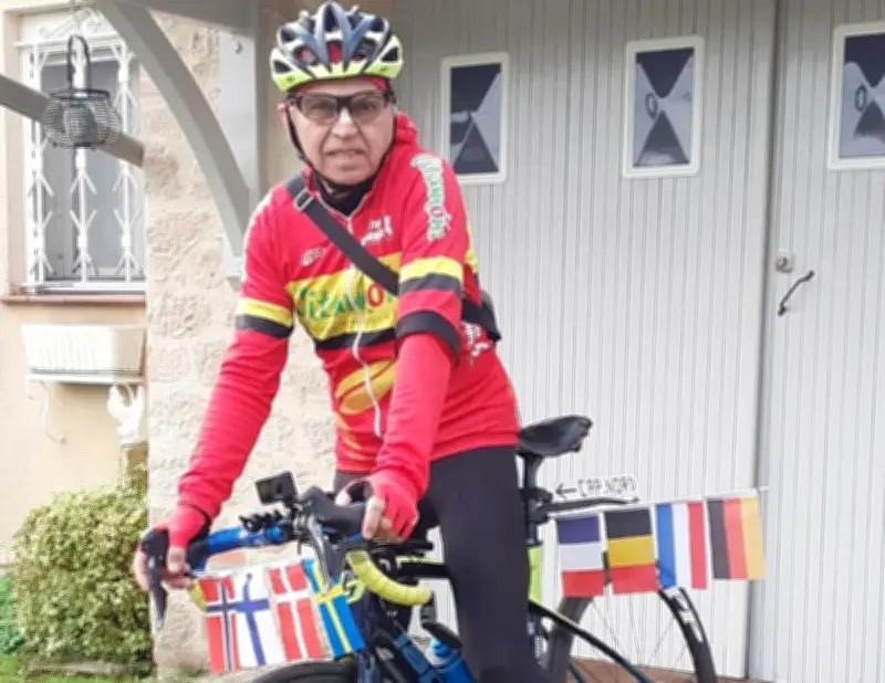 Daniel Cramay, 70 ans, entame un périple à vélo de 150 km par jour vers la Roumanie