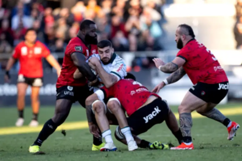 Dany Priso, pilier du RC Toulon, victime d'une rupture du tendon d'Achille