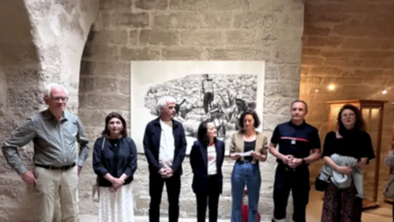 David Maes expose "Dans la gueule du lion" à la médiathèque d'Uzès