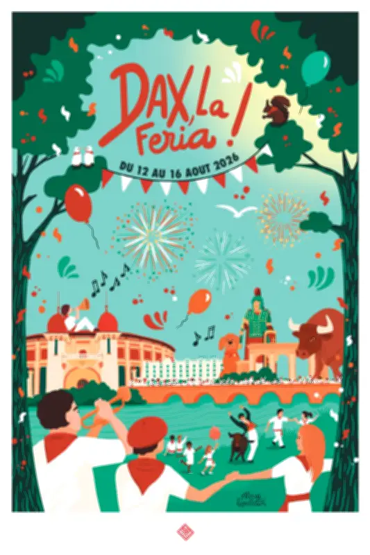 Dax dévoile l'affiche officielle de la Feria 2026