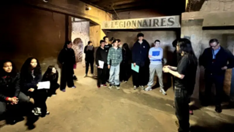 Des collégiens de Lattes visitent le Mémorial du Camp des Milles pour le devoir de mémoire