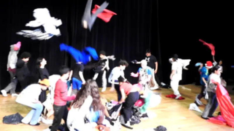 Des collégiens du Gard plongent dans l'univers du cabaret brésilien avec des artistes en résidence