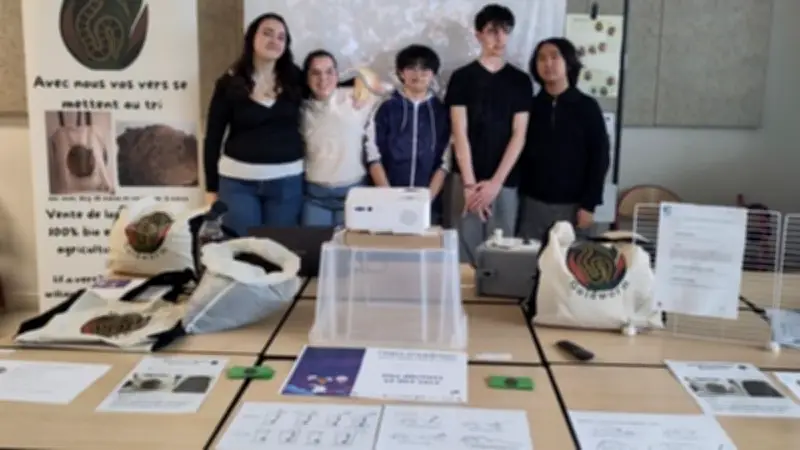Des collégiens nîmois champions avec leur lombricompost, en route pour la finale nationale
