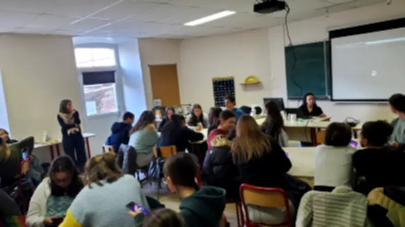 Des lycéens de Langogne plongent dans l'égalité femmes-hommes en entreprise