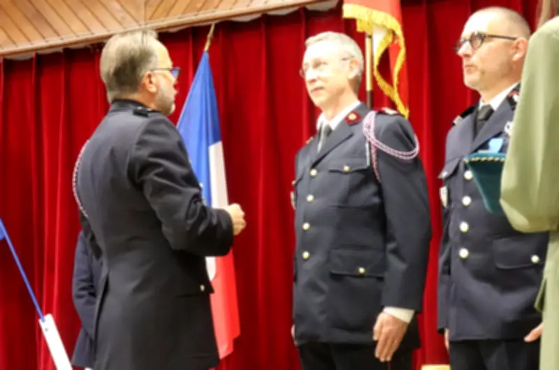 Deux sapeurs-pompiers du Périgord décorés de l'ordre national du Mérite