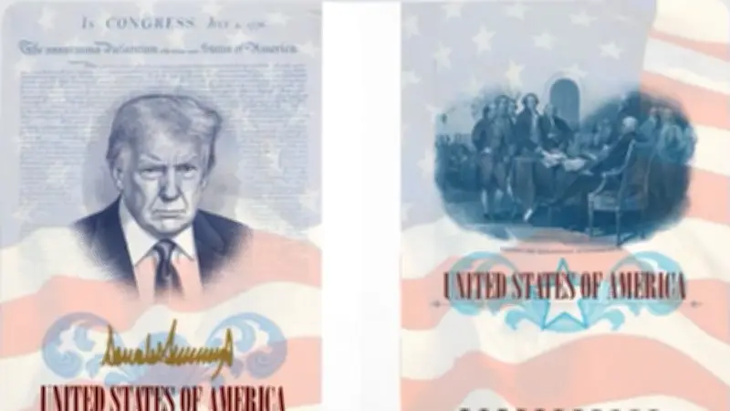 Donald Trump sur des passeports américains : une première historique