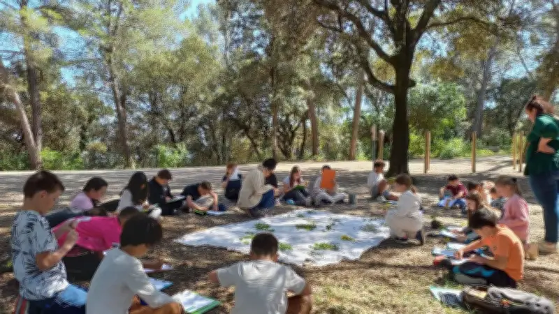 Éducation à l'environnement : des élèves découvrent la biodiversité locale face au changement climatique