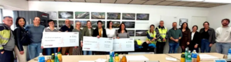 Egger Rion-des-Landes : 14 750 euros collectés par les salariés coureurs en 2025