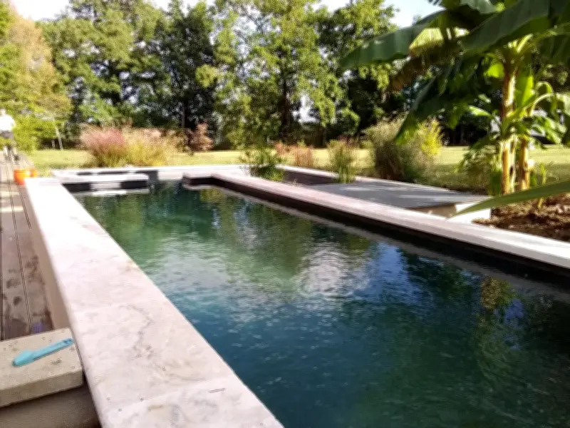 En Dordogne, un paysagiste crée des piscines naturelles filtrées par les plantes