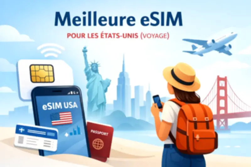 eSIM pour les USA : les forfaits mobiles abordables pour éviter les frais d'itinérance