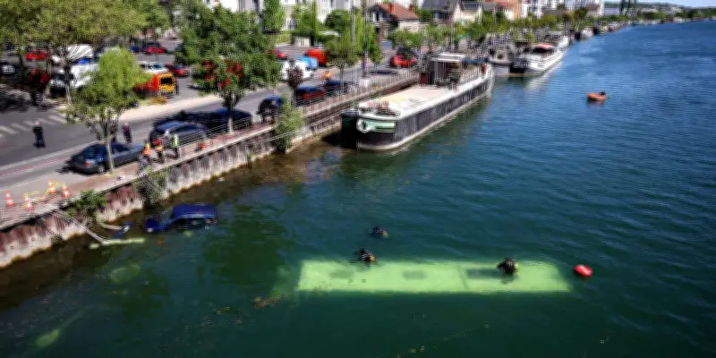 Essonne : un bus et une voiture plongent dans la Seine