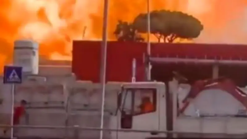 Explosion d'un distributeur d'essence à Rome : une trentaine de blessés