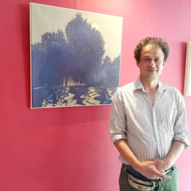 Exposition « Polyphème » : les peintures solaires de François Kobtane au cinéma Jean-Eustache