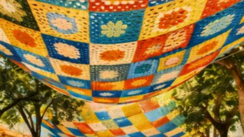 Festin de Rue s'habille de crochet : une œuvre collective pour embellir Saint-Jean-de-Védas