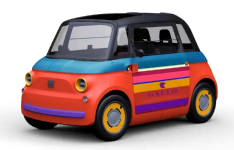 Fiat Topolino et Gallo : une édition corail exclusive pour Milan Design Week 2026