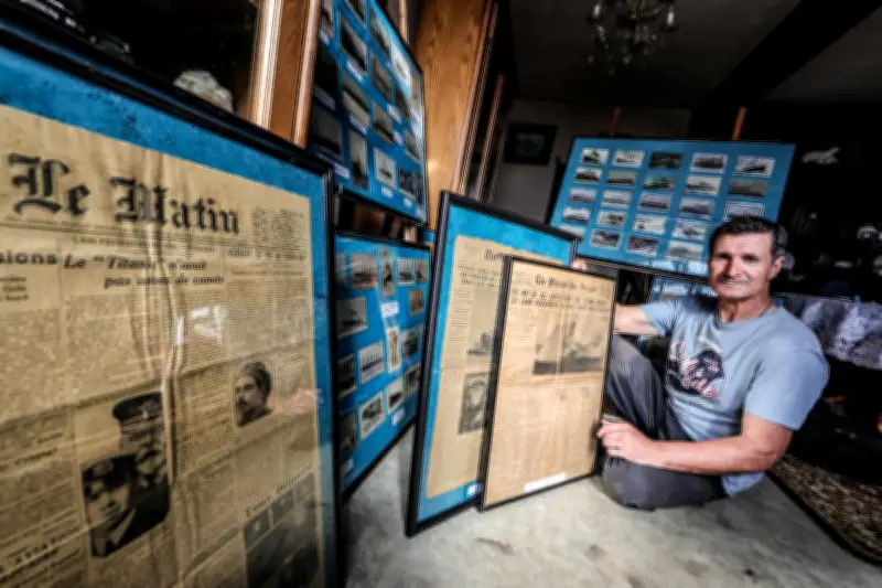 Franck Périz expose à Pau sa collection unique d'archives du Titanic