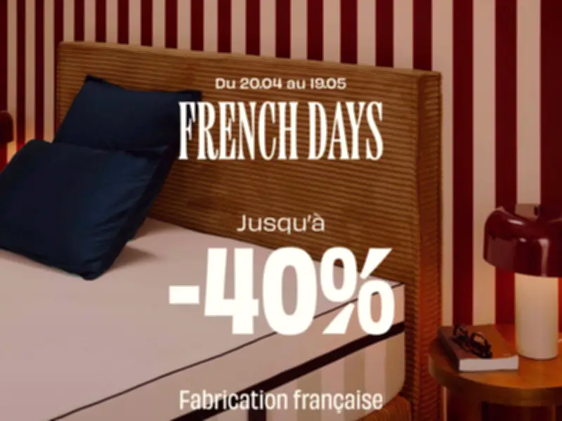 French Days Tediber 2026 : jusqu'à -40% sur la literie haut de gamme