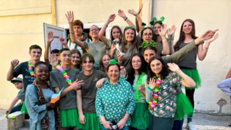 Fête de l'Irlande au collège Saint-Joseph à Saint-Ambroix