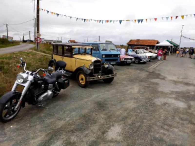 Fête Rétro-Active à Chaillevette : mobylettes et voitures anciennes