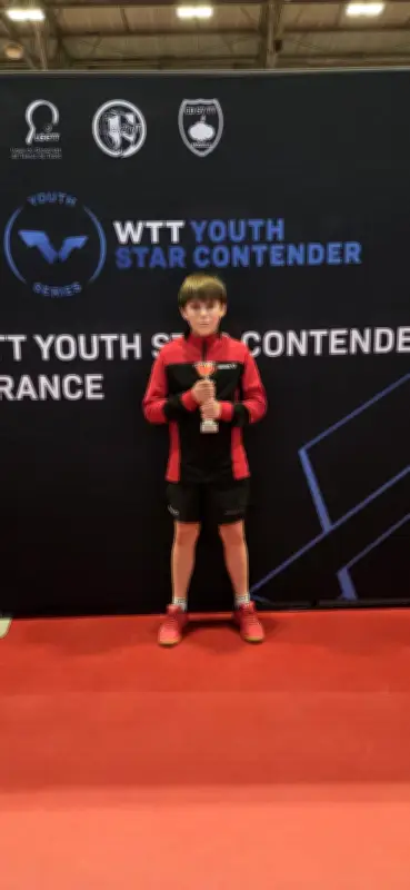Gabriel Tramonti brille au WTT Youth Contender, une promesse pour les championnats de France