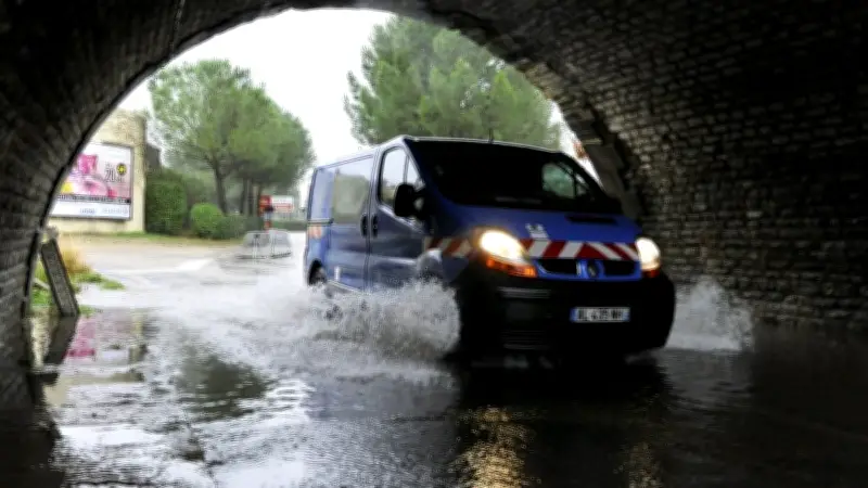 Gard : 70 mm de pluie en un jour, trafic perturbé