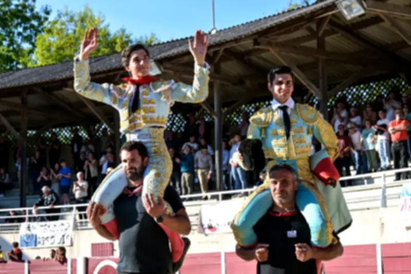 Garlin : courage des jeunes toreros face à des novillos difficiles