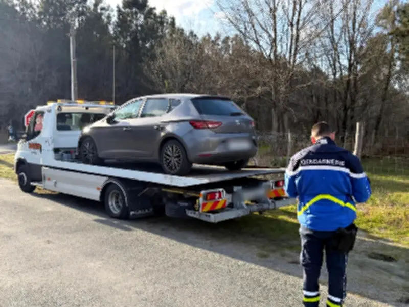 Gironde : un automobiliste intercepté à 167 km/h avec permis suspendu et sans assurance
