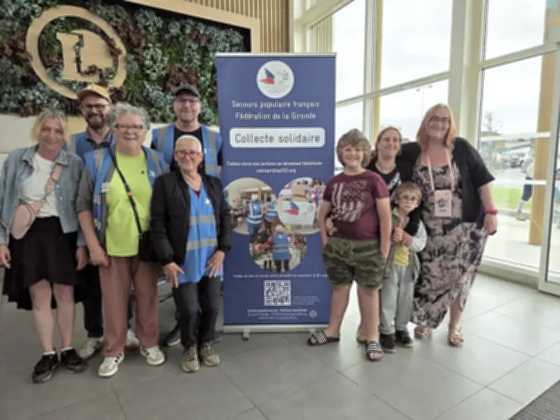 Grande collecte du Secours populaire dans le Blayais